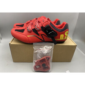 Indoor Cycling Shoes Compatible with pelaton Bike Road Biking Mens Shoes Sz 42